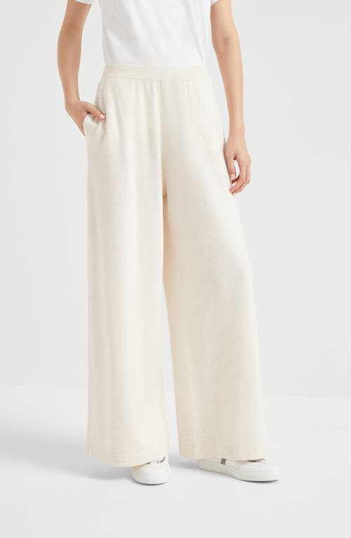 Brunello Cucinelli Knit Trousers In Panama