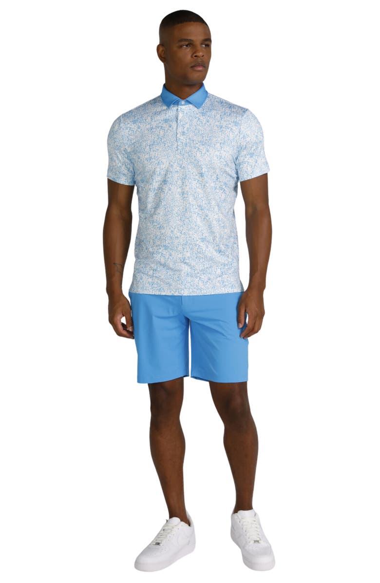 Redvanly Cannon Performance Polo, Alternate, color, Malibu Blue