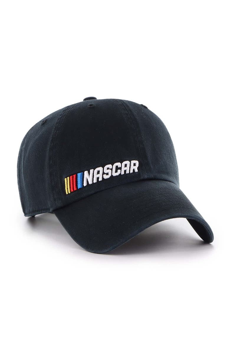 '47 Men's '47 Black NASCAR Low Down Script Clean Up Adjustable Hat, Alternate, color, Black
