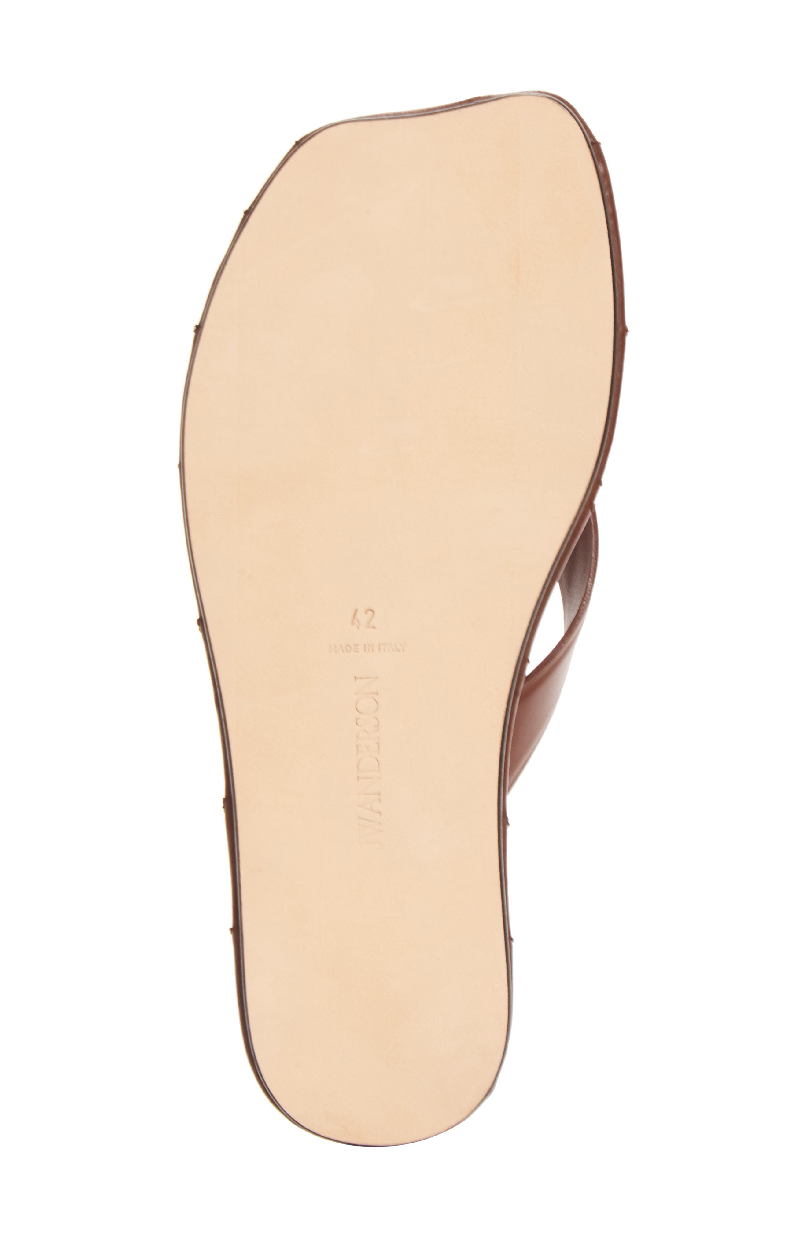 Leaf Flip Flop Sandal, Alternate, color, BROWN