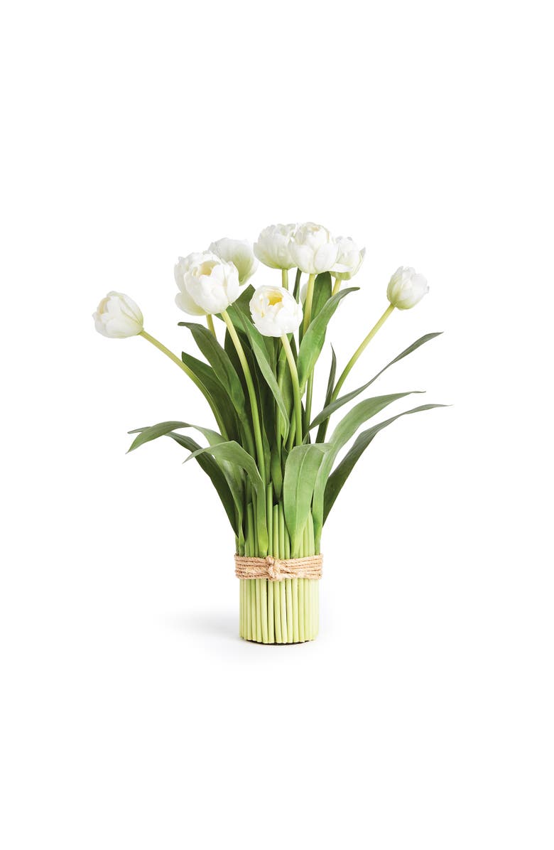 Napa Home & Garden Peony Tulip Drop-In 19", Main, color, Green