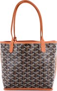 Pre-Owned Goyard Anjou Reversible Tote Coated Canvas Mini