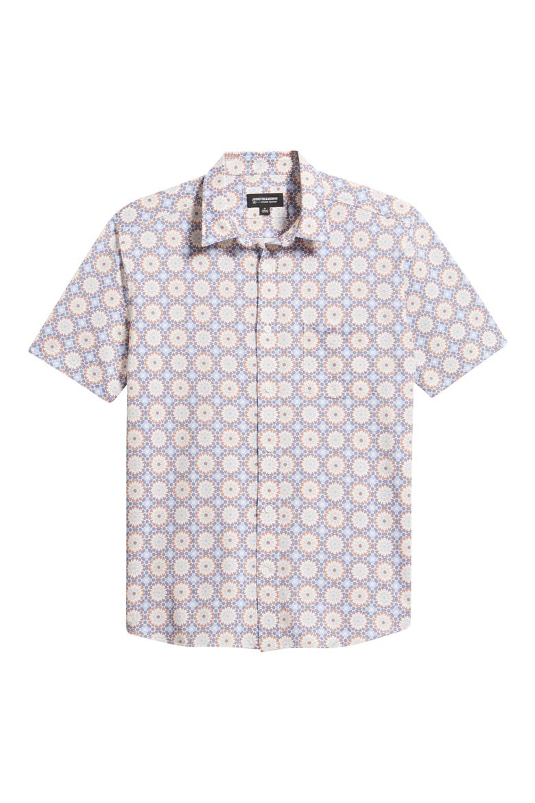 XC Flex Ascend Short Sleeve Button-Up Shirt, Alternate, color, MULTI MOSAIC