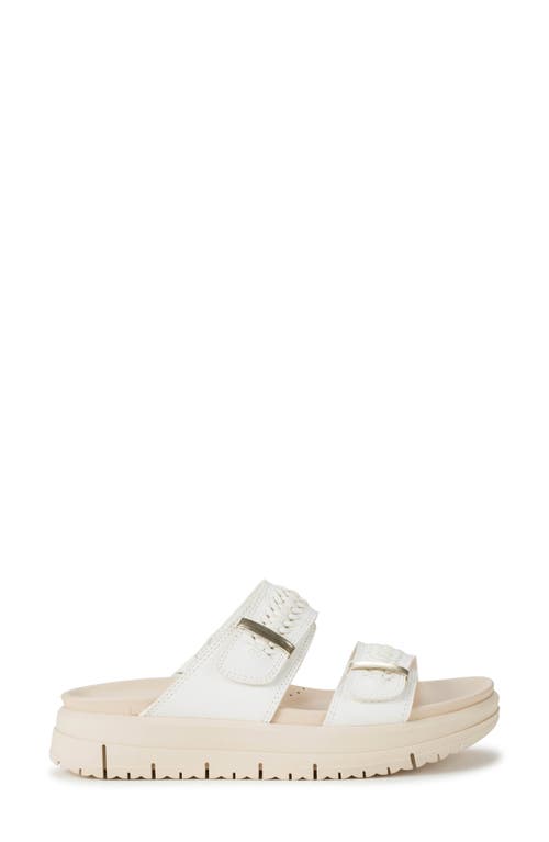 Baretraps Women's Origins Haliah Slide Slip-on Sandals In White Leather