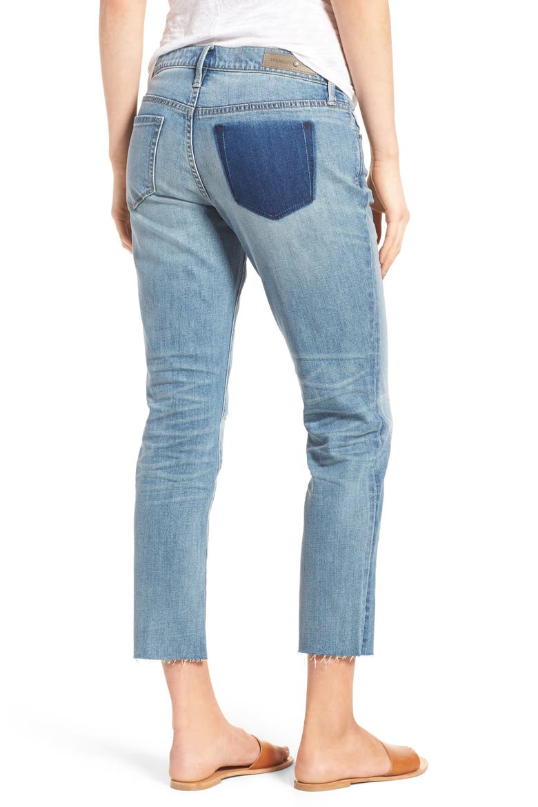 Skinny Boyfriend Jeans, Alternate, color, GRAVEL MEDIUM REMADE