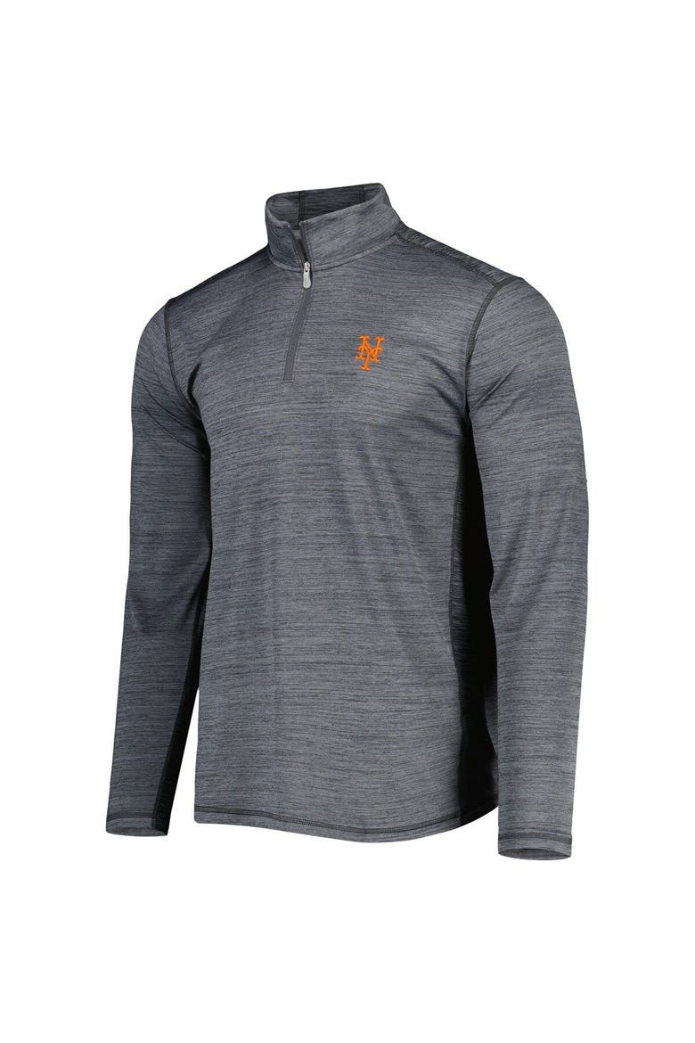 Men's Tommy Bahama Gray New York Mets Delray IslandZone Half-Zip Top, Alternate, color, Gray