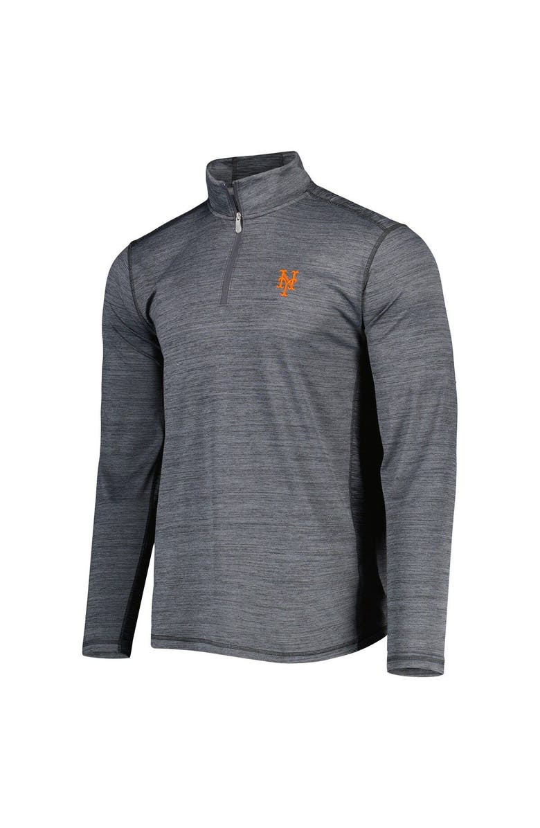 Tommy Bahama Men's Tommy Bahama Gray New York Mets Delray IslandZone Half-Zip Top, Alternate, color, Gray