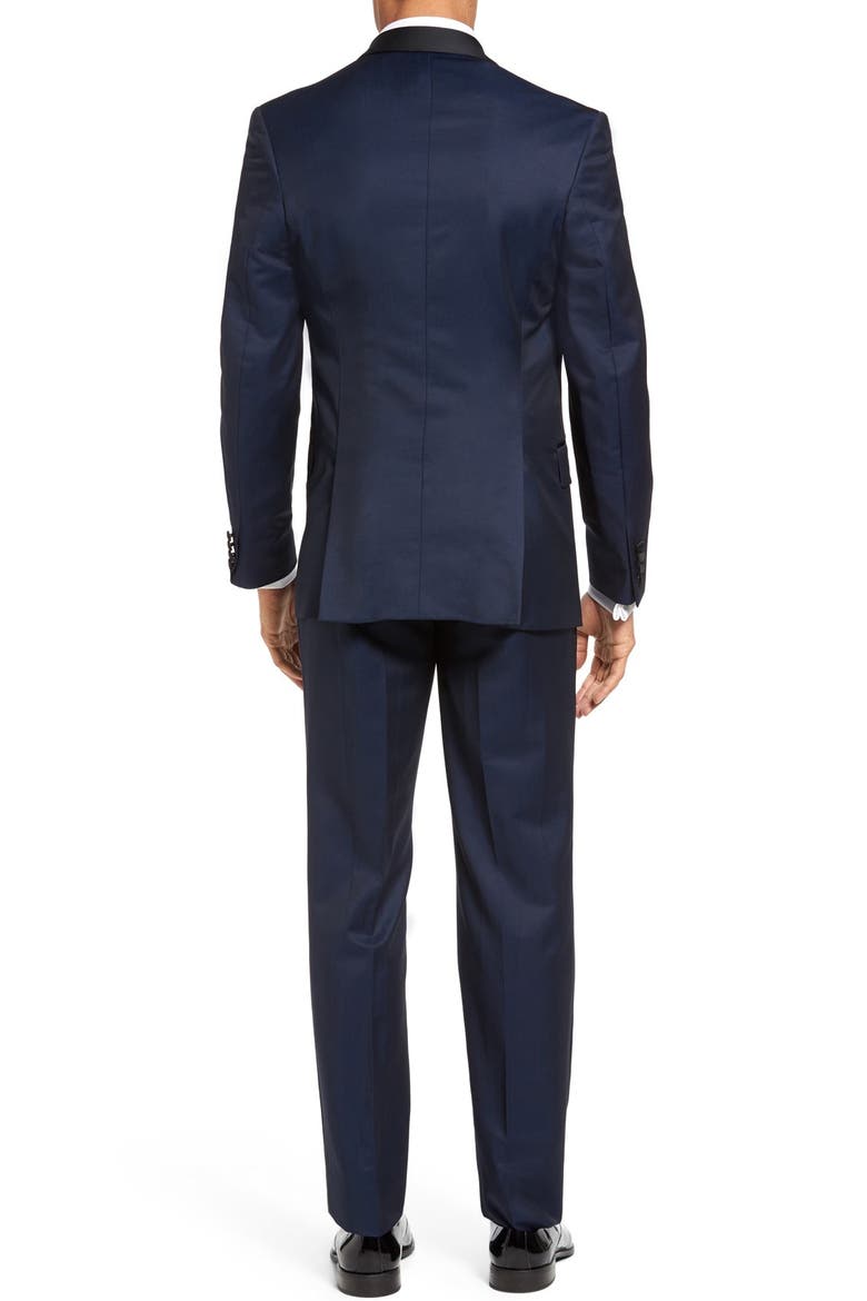 Josh Trim Fit Navy Shawl Lapel Tuxedo, Alternate, color, NAVY BLUE