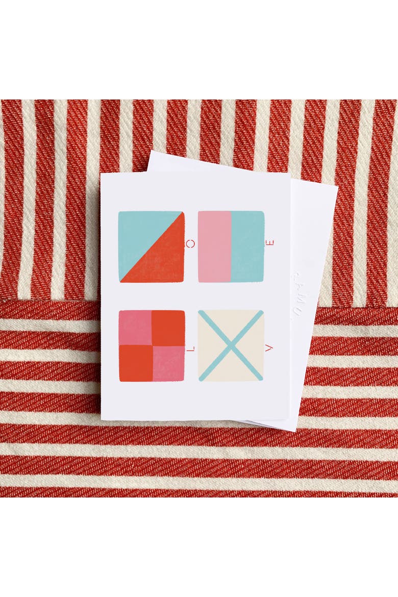 Love/Valentine's Greeting Card Pack (3ct) "LOVE Nautical Flags", Alternate, color, Multi-Pack