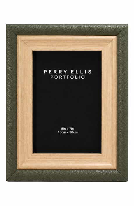 Faux Leather Trim Photo Frame