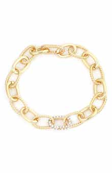 Crystal Link Chain Bracelet