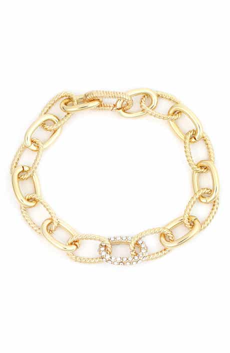 Crystal Link Chain Bracelet
