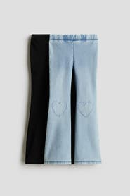 H&M 2-pack Flared Jeggings