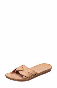 ANTELOPE Alta Woven Leather Slide Sandal