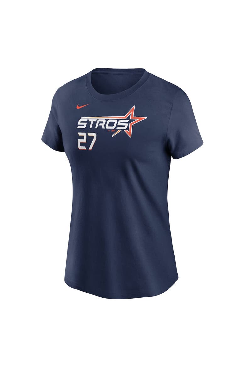 Women's Nike Jose Altuve Navy Houston Astros 2025 City Connect Fuse Name & Number T-Shirt, Alternate, color, Navy