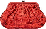 Nina June Sequin Frame Clutch