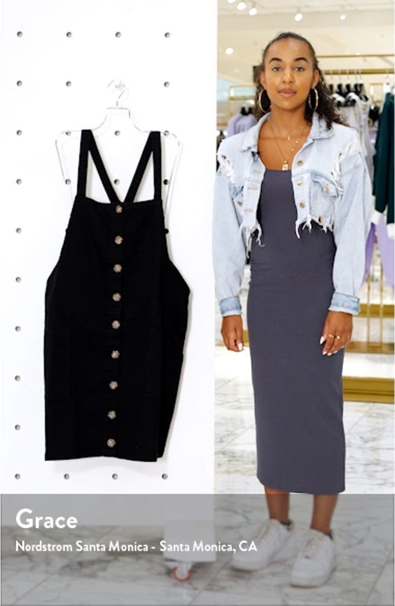 Denim Overall Dress, sales video thumbnail