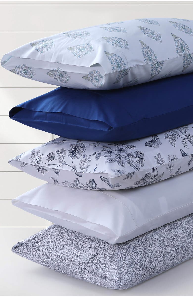 AZORES HOME 400 Thread Count Organic Cotton Percale Sheet Set, Alternate, color, White