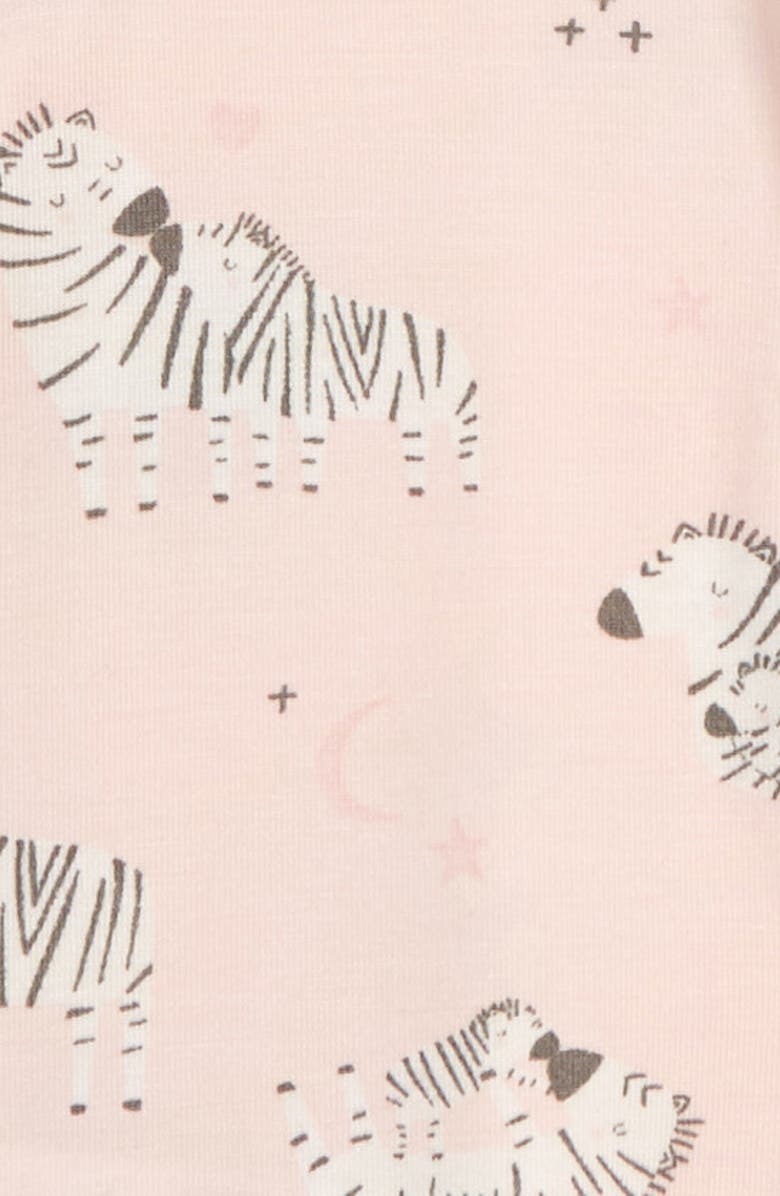 Magnetic Me Little Ones Zebra Footie, Alternate, color,