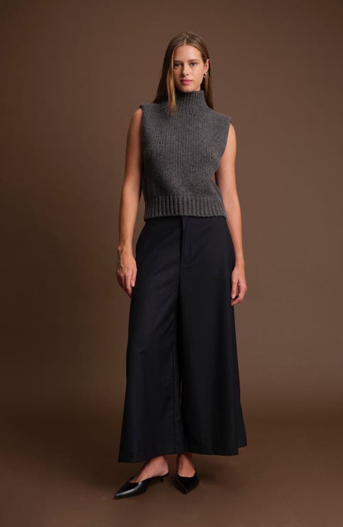 Deluc George Sleeveless Mock Neck Sweater In Multi