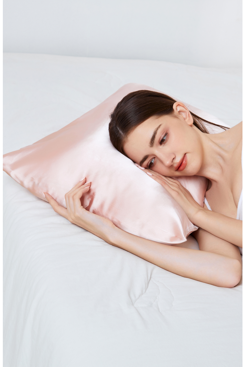 Premium Satin Pillowcase for Silky Smooth Hair & Skin, Alternate, color, PINK