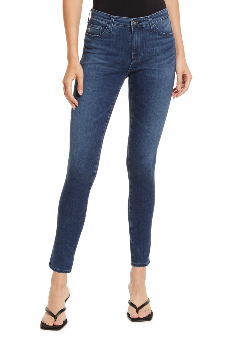 Women's The Legging Ankle Super Skinny Jeans, Main, color, FOXGROVE