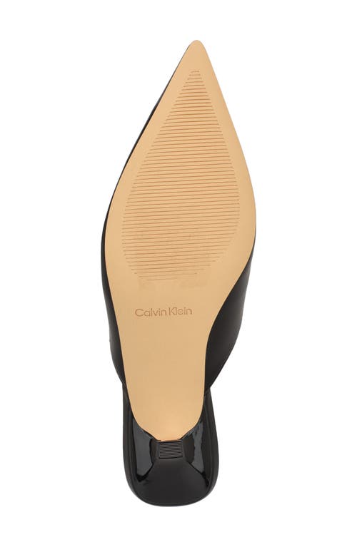 Calvin Klein Camily Pointed Toe Mule In Multi