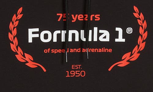 Puma Formula 1® Essential Logo Graphic Hoodie In Black