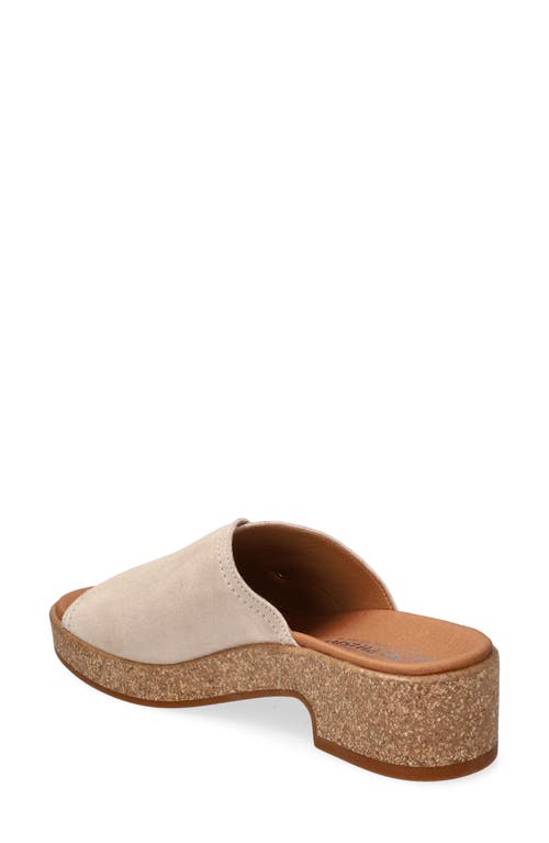Mephisto Foline Slide Sandal In Light Sand