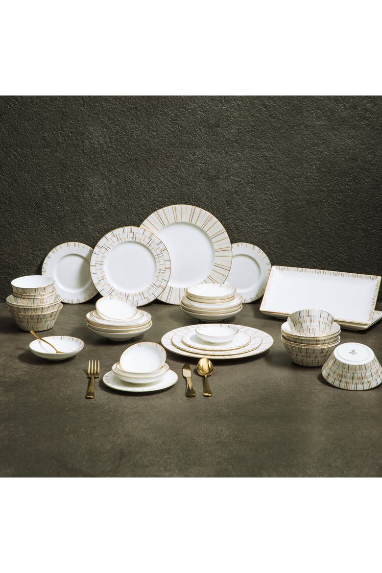 Luminous Bread & Butter Plate, Alternate, color, White