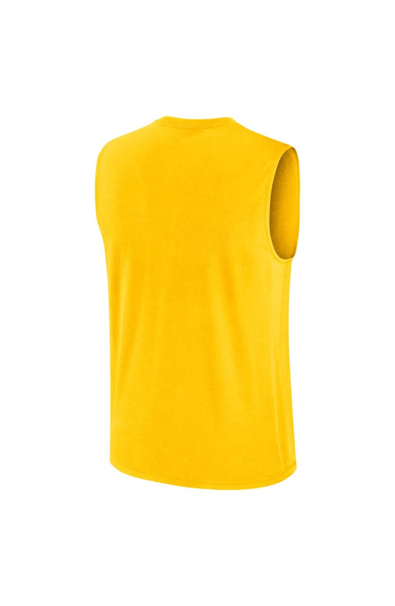 Jordan Brand Men's Jordan Brand Maize Michigan Wolverines Primetime Tricode Legend Performance Tank Top, Alternate, color, Maize