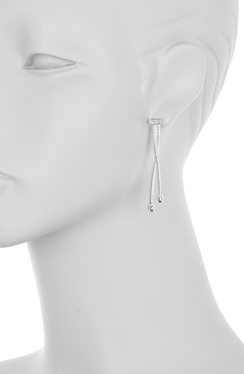 MESHMERISE Diamond Twist Drop Earrings - 0.08 ctw, Alternate, color,
