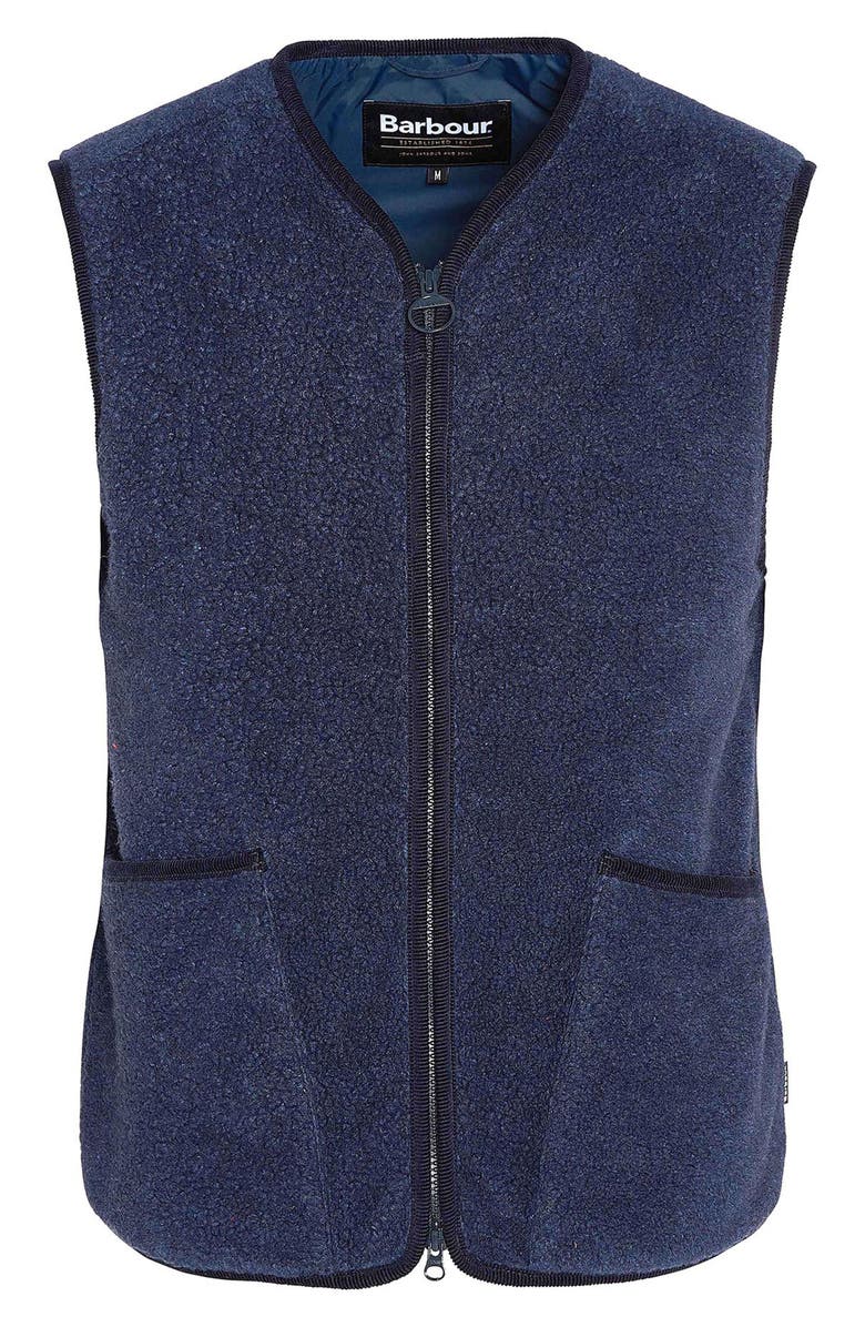 Barbour Liddesdale Wool Blend Fleece Vest, Alternate, color, 