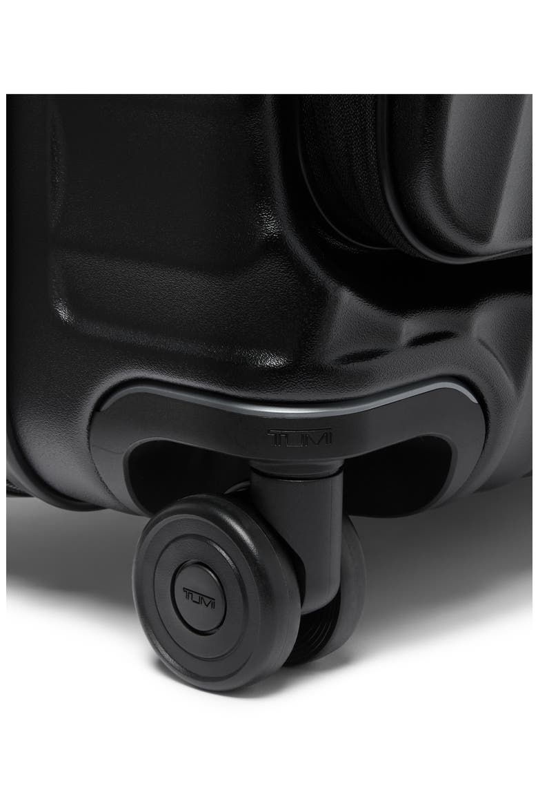 19 Degree Large Front Access Checked Luggage, Alternate, color, BLACK TEXTURE