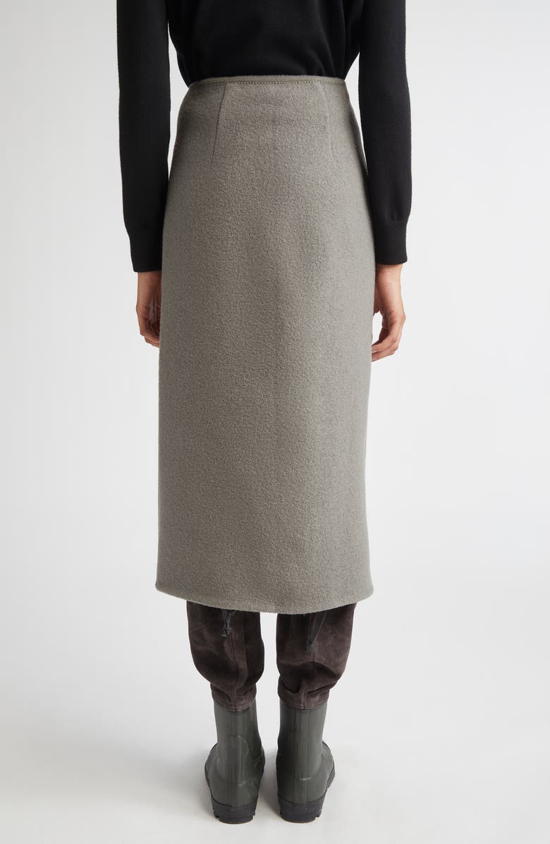 RIER Walker Wool Fleece Wrap Skirt, Alternate, color, Camoscio Felted