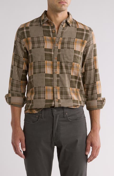 San Gabriel Patchwork Button-Up Shirt