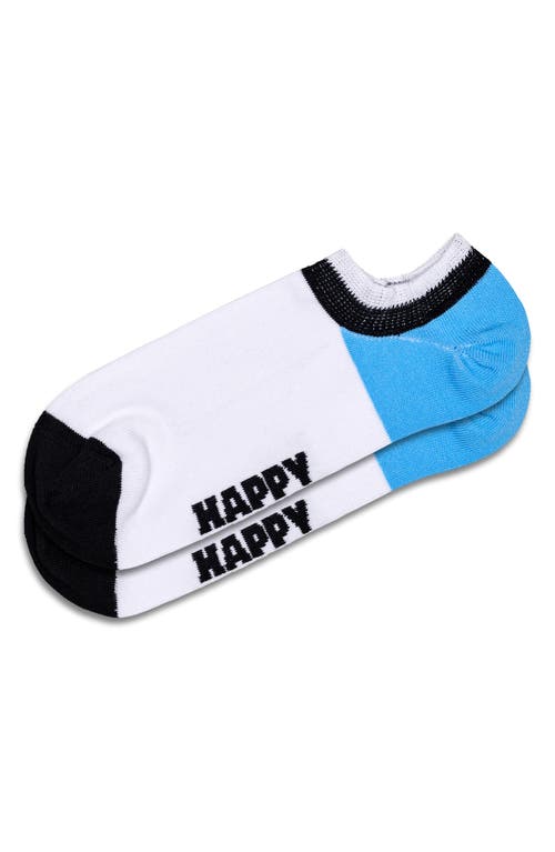 Happy Socks Peace Assorted 3-pack No-show Socks In Blue