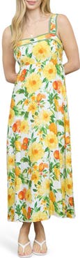 Blu Pepper Floral Midi Dress