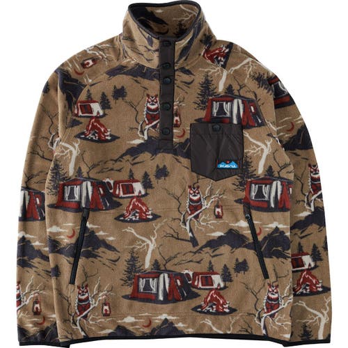 Kavu Teannaway Fleece Jacket In Multi