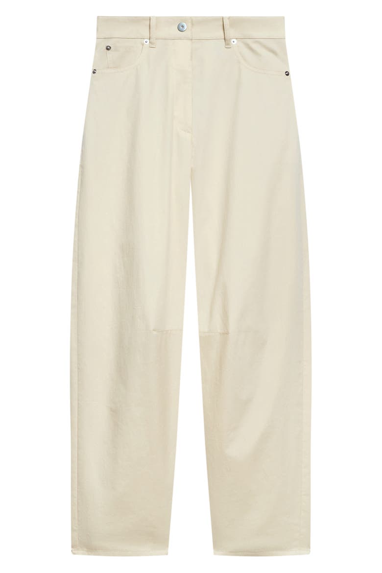 Curve Leg Cotton Chino Pants, Alternate, color, ALMOND