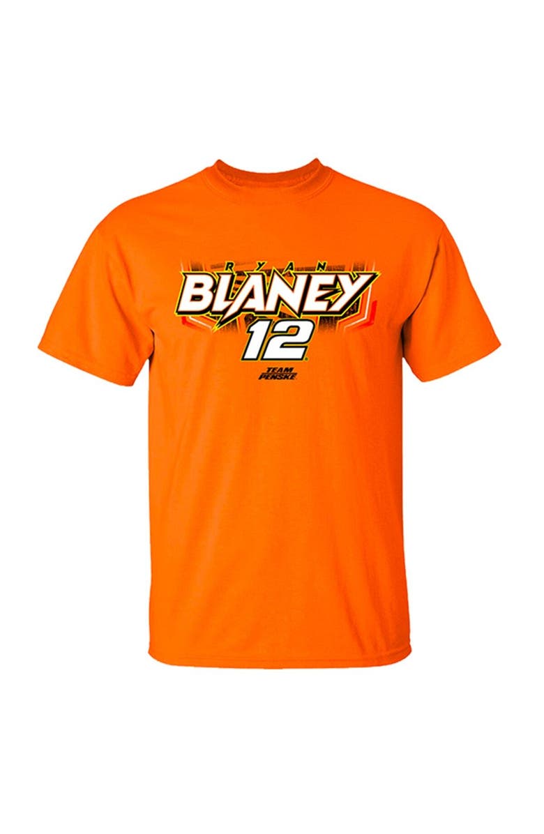 TEAM PENSKE Men's Team Penske Orange Ryan Blaney 2023 #12 T-Shirt, Alternate, color, 