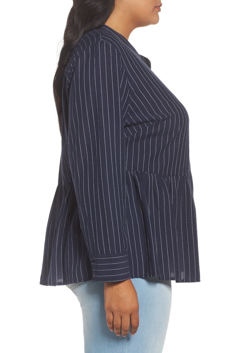 Caslon<sup>®</sup> Peplum Blouse, Alternate, color,