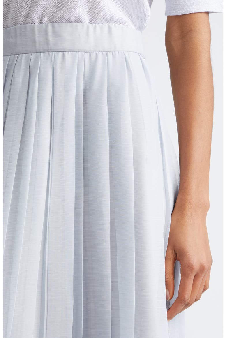 Pleated Maxi Skirt, Alternate, color, DUST