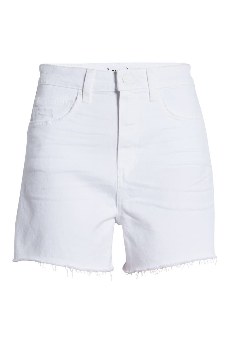 Margot Denim Shorts, Alternate, color, LVD CRSP W