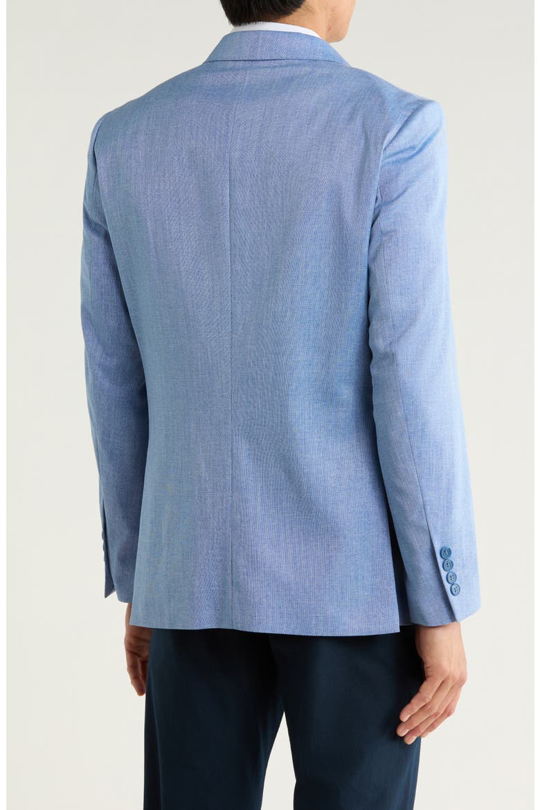 Textured Woven Sportcoat, Alternate, color, BLUE DENIM