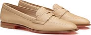 Santoni Women's Leather Penny Loafer