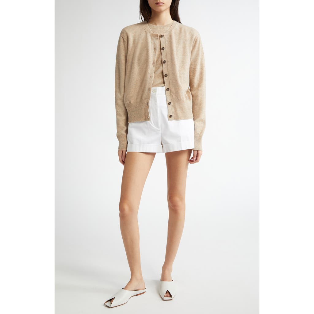 JOHNSTONS OF ELGIN JOHNSTONS OF ELGIN CLASSIC CASHMERE & SILK CARDIGAN