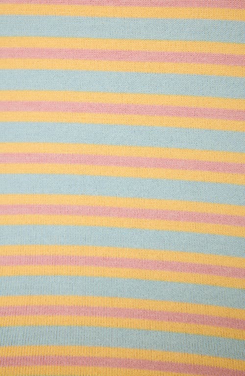 Pj Salvage Sunshine On My Mind Stripe Lounge Hoodie In Yellow Multi