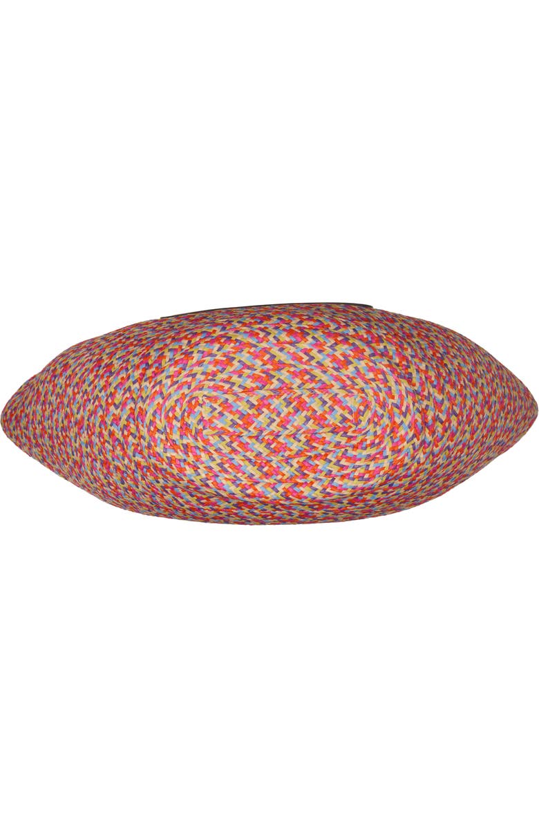 Etro Multicolor Woven Beach Tote, Alternate, color,