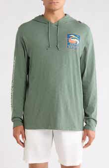 Marlin Bar Sunset Cotton Graphic Hoodie